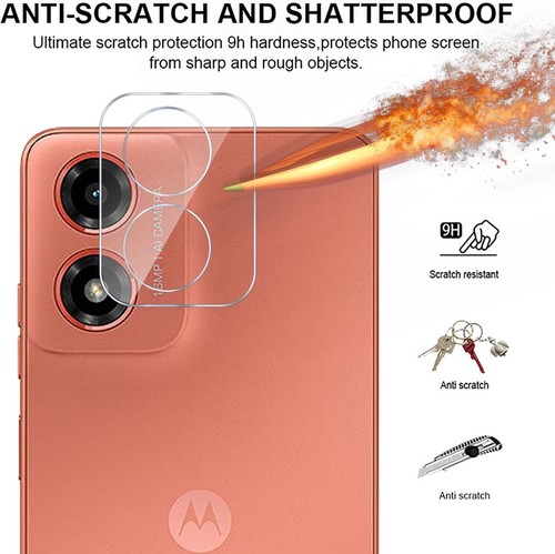 Fits Motorola Moto G04 Camera Lens Rear Tempered Glass Protector - Picture 8 of 10
