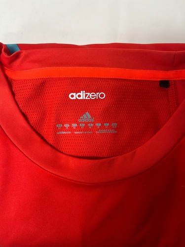 Shirt Soccer Jersey Adidas Boy sz M Red Short Sleeve - Picture 8 of 8