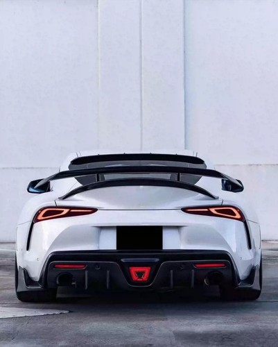 Real Carbon Fiber Trunk Spoiler rear Wing for Toyota Supra A90 A91 MK5 2019+ - Picture 2 of 7