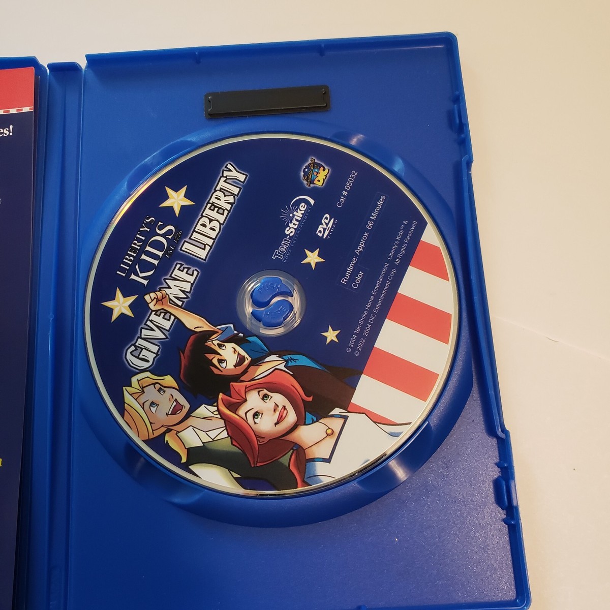 Liberty's Kids Give Me Liberty DVD Ten Strike Walter Cronkite as