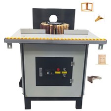 Shaped Surface Woodwork Sanding Polishing Machine Single Head Adjust Speed 220V