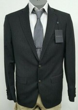 John Varvatos Charcoal Grey Men's Blazer Jacket Size 40L Long NWT 495