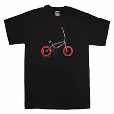 MINI ROCKER RED FREESTYLE WILDCAT JOKER OIL SLICK MINI BMX KIDS T SHIRT MEDIUM