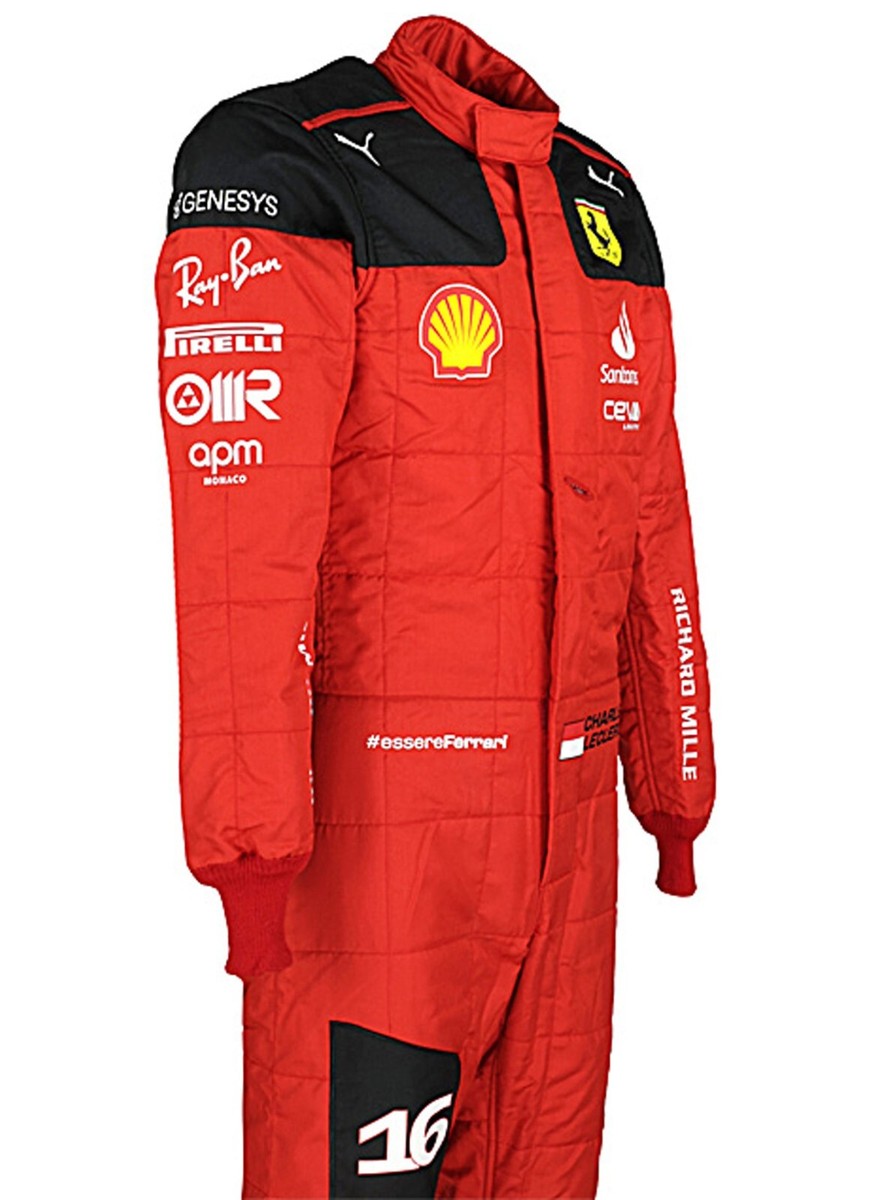 Size XL for 189cm Height Charles Leclrec 2023 Ferrari F1 Go Size XL for 189cm Height Charles Leclrec 2023 Ferrari F1 Go