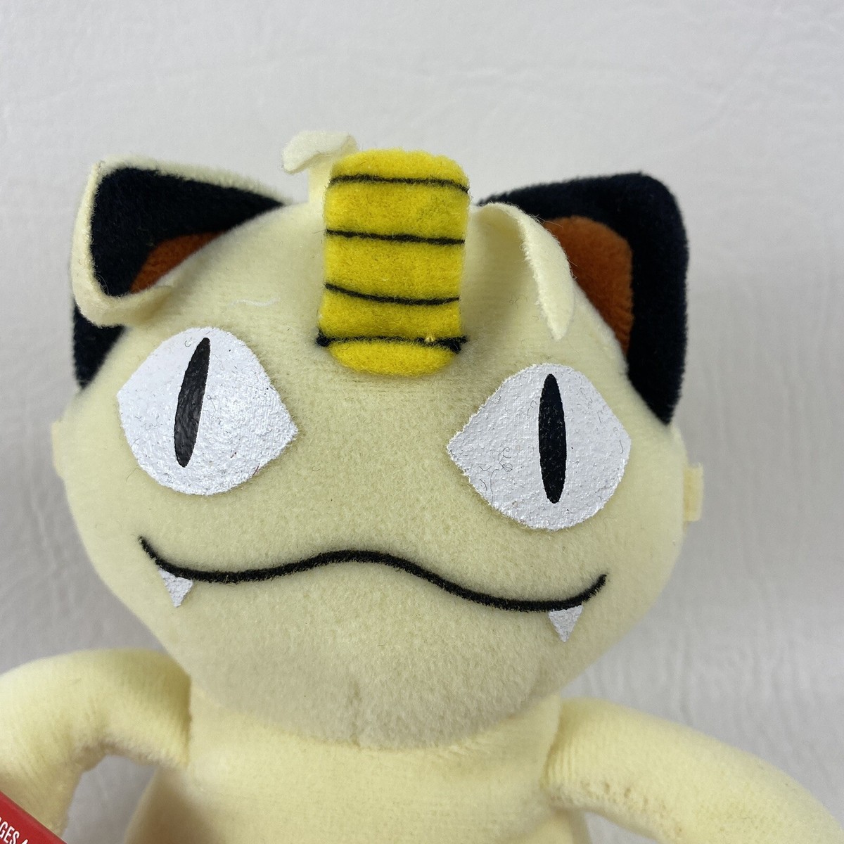 Vintage Pokemon Meowth #52 Plush Nintendo 1998 by Hasbro 6