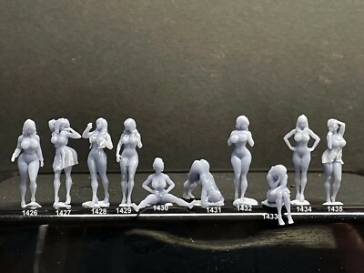1:64 Figures  - Resin / unpainted - For Dioramas #314 Miniature Figures 164 Fig