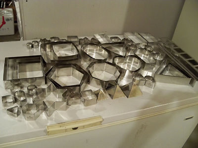 Fat Daddio's 18 gauge stainless steel Cake Rings, various shapes and sizes
