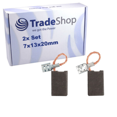 2PCS carbon brushes 7*13*20mm for 91853 Electric circular saw