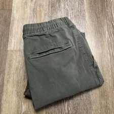 AMERICAN EAGLE Stretch Tie Waist Green Casual Jogger Pants Men's Size Small