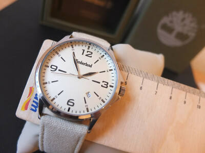 Timberland Men's Quartz Watch White Analogue Display Watch New OVP 15908JYS/07