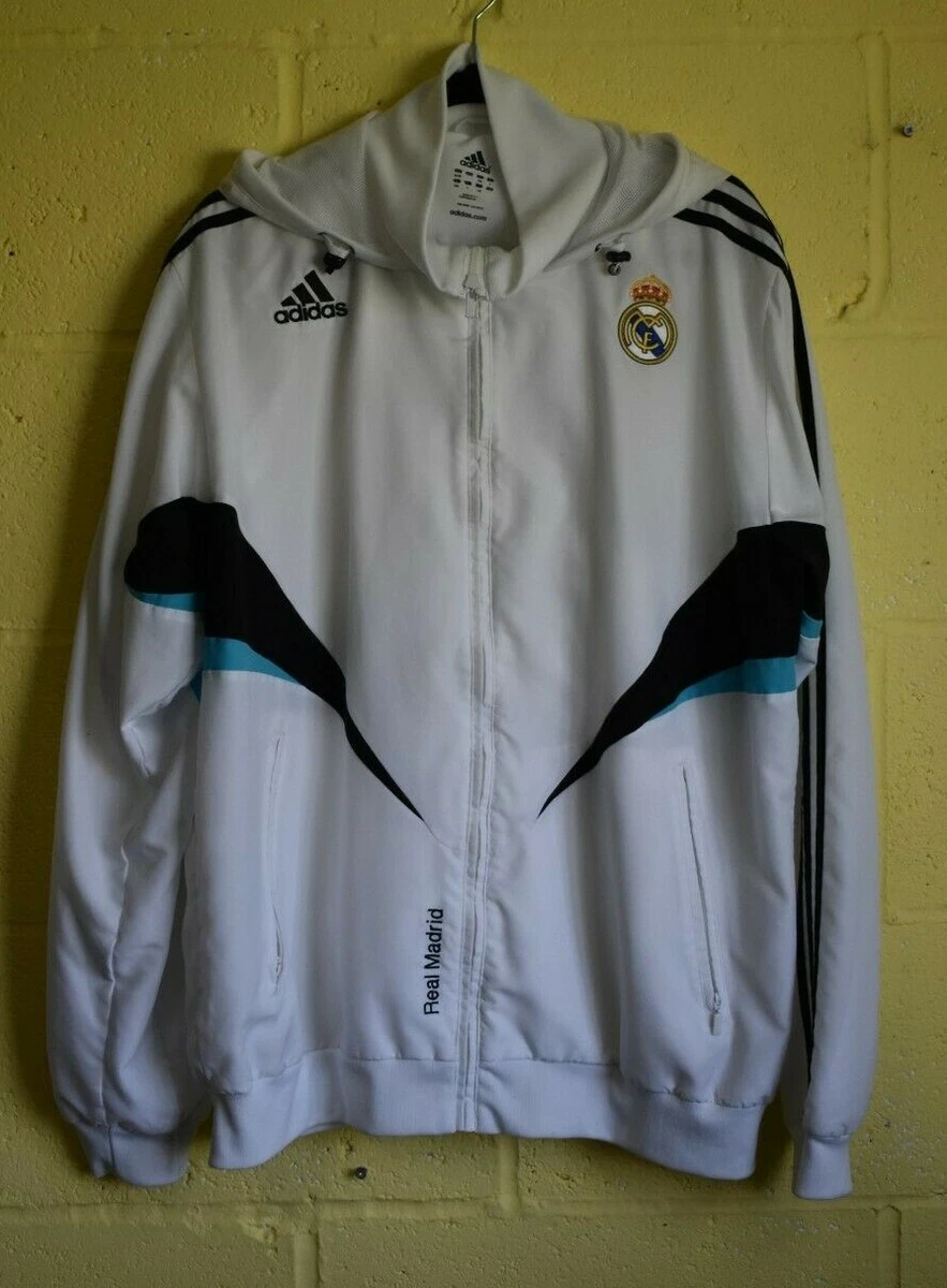 Real madrid white hoodie new arrivals