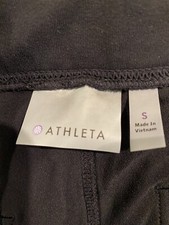 Womens Athleta Leggings Black Stretch Athletic Casual Yoga Pants Small S
