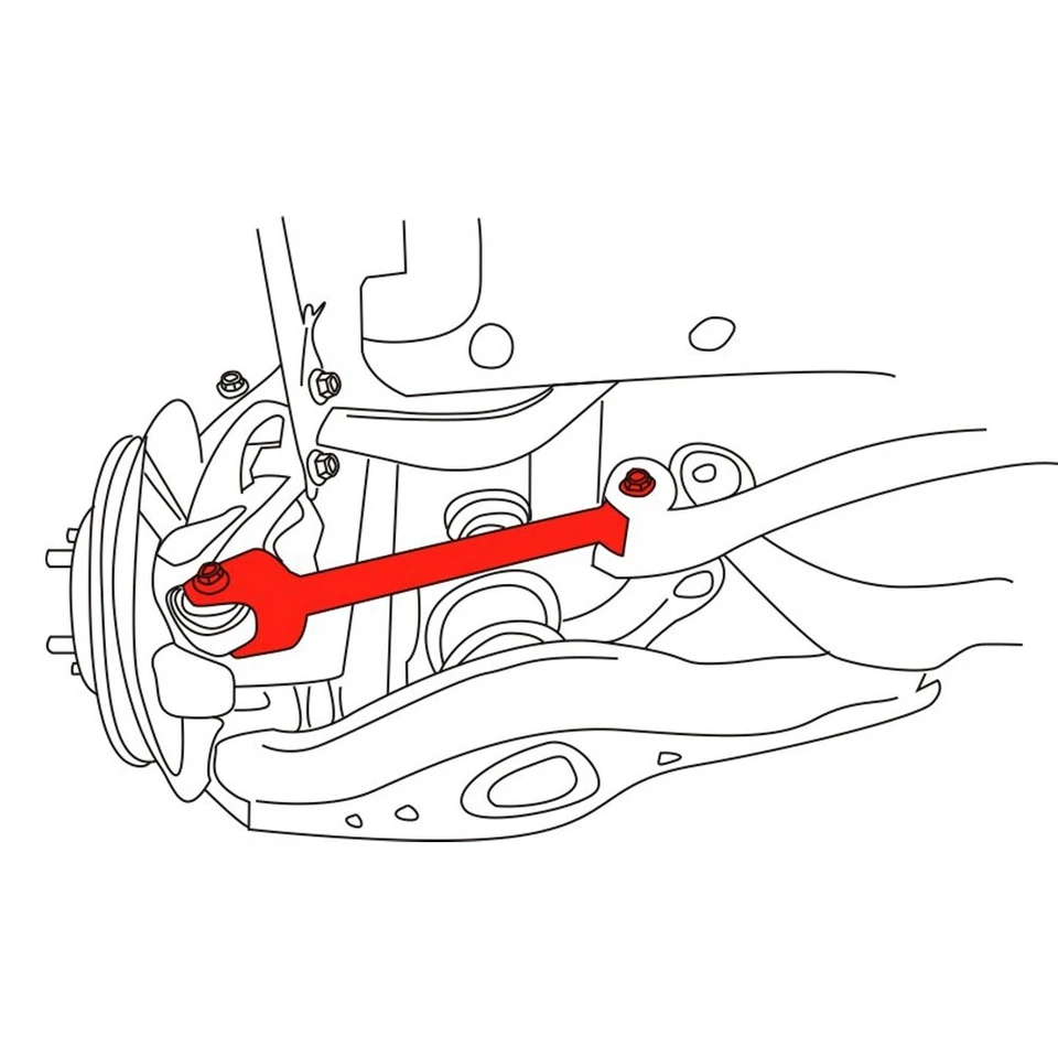LYKT 4pcs Adjustable Arms Alignment Rear Camber&Toe Kit for 2014-2018 Mazda 3 Foto 2 de 4