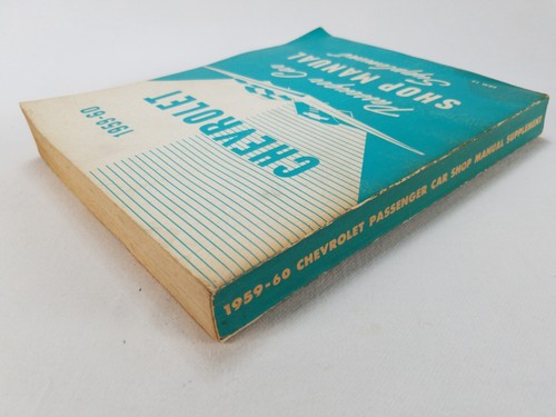1959-1960 Chevrolet Passenger Car Shop Manual Supplement Chevy Book 59 60 - Bild 4 von 9
