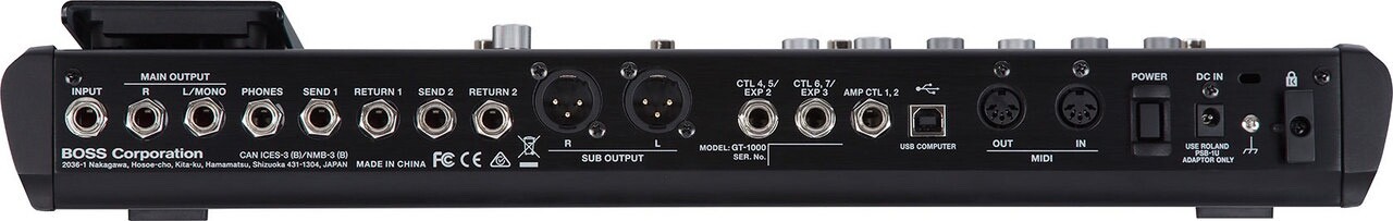 Boss GT-1000 Processore a pedale multieffetto per chitarra elettrica con scatola foto 3