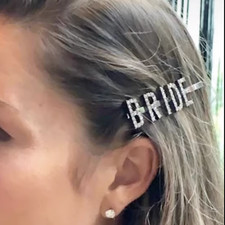 Rhinestone Bride Hair Clip Bridal Hair Pin forBridal Shower WY001