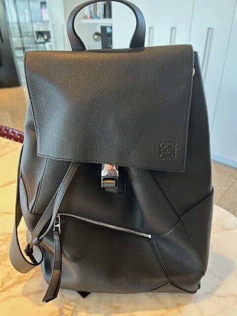 Loewe Puzzle Backpack Black Leather - image 8