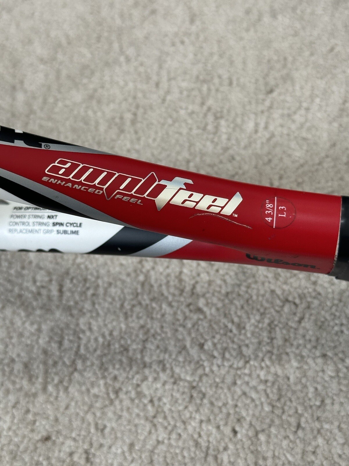 WILSON BLX Steam 96 Amplifeel 4 3/8 Tennis Racket Racquet eBay