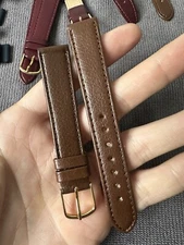 Vintage Watch Strap 16 mm Leather Nos Top Quality V57