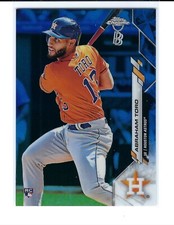 Abraham Toro RC 2020 Topps Chrome Ben Baller #56 RC Blue Refractor #/75 Mariners