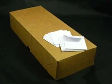 High Quality White Collectors' 2" x 2" COIN ENVELOPES, 500 / Box Value Pack