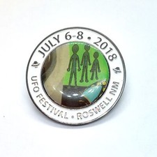 Listing image for UFO Festival Roswell New Mexico July 2018 Pin Lapel Enamel Collectible