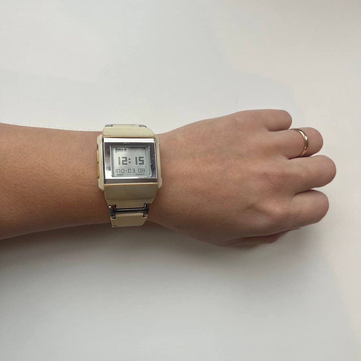 RARE Casio Baby-G BG-2000C / 3077 sleek metallic digital watch