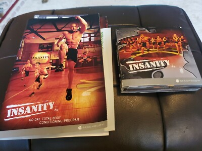 Beach Body Insanity 60-Day Total Body Conditioning Program 10 DVD Box Set  ☆☆