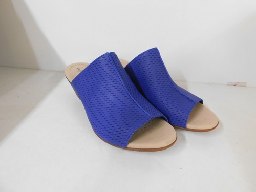 Clarks Collection Leather Heeled Slide 
