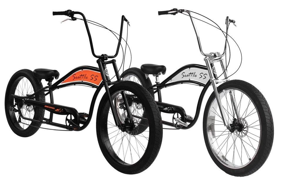 29 Zoll Beach Cruiser Fahrrad 7 Gang Stretch Retro Scheibenbremsen Polierte Speiche Biciclet