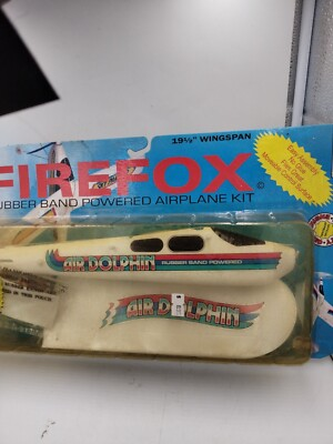 #ad #ad Firefox Air Dolphin Rubber Band Powered Sealed $12.54