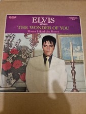 Elvis Presley. The Wonder Of You. 7 Inch Single. Record Vinyl.  VG