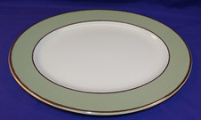 TAYLOR SMITH TAYLOR CLASSIC HERITAGE CELADON GREEN SMALL OVAL SERVING PLATTER