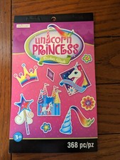 Creatology Unicorn Princess Flowers Colorful Sticker Book 6 Pages/368 Pieces NEW