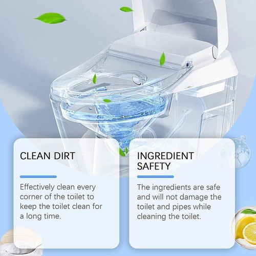 200g Toilet Cleaner Toilet Cleaner Powder Powerful Hot Cleaning♢ - Picture 6 of 15