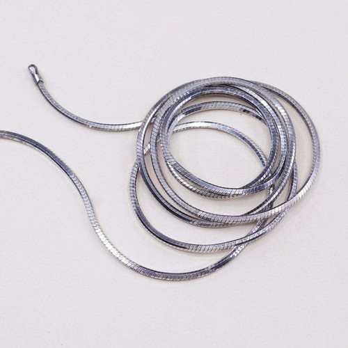 2mm, Vintage sterling silver Italy 925 