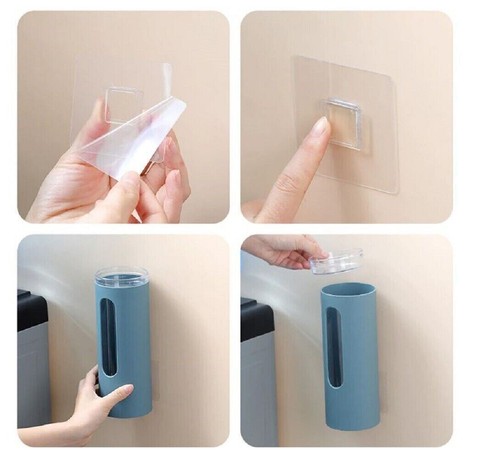 Dispenser Porta Bicchieri Parete a Muro Distributore Usa e Getta Di Carta Acqua - Foto 4 di 5