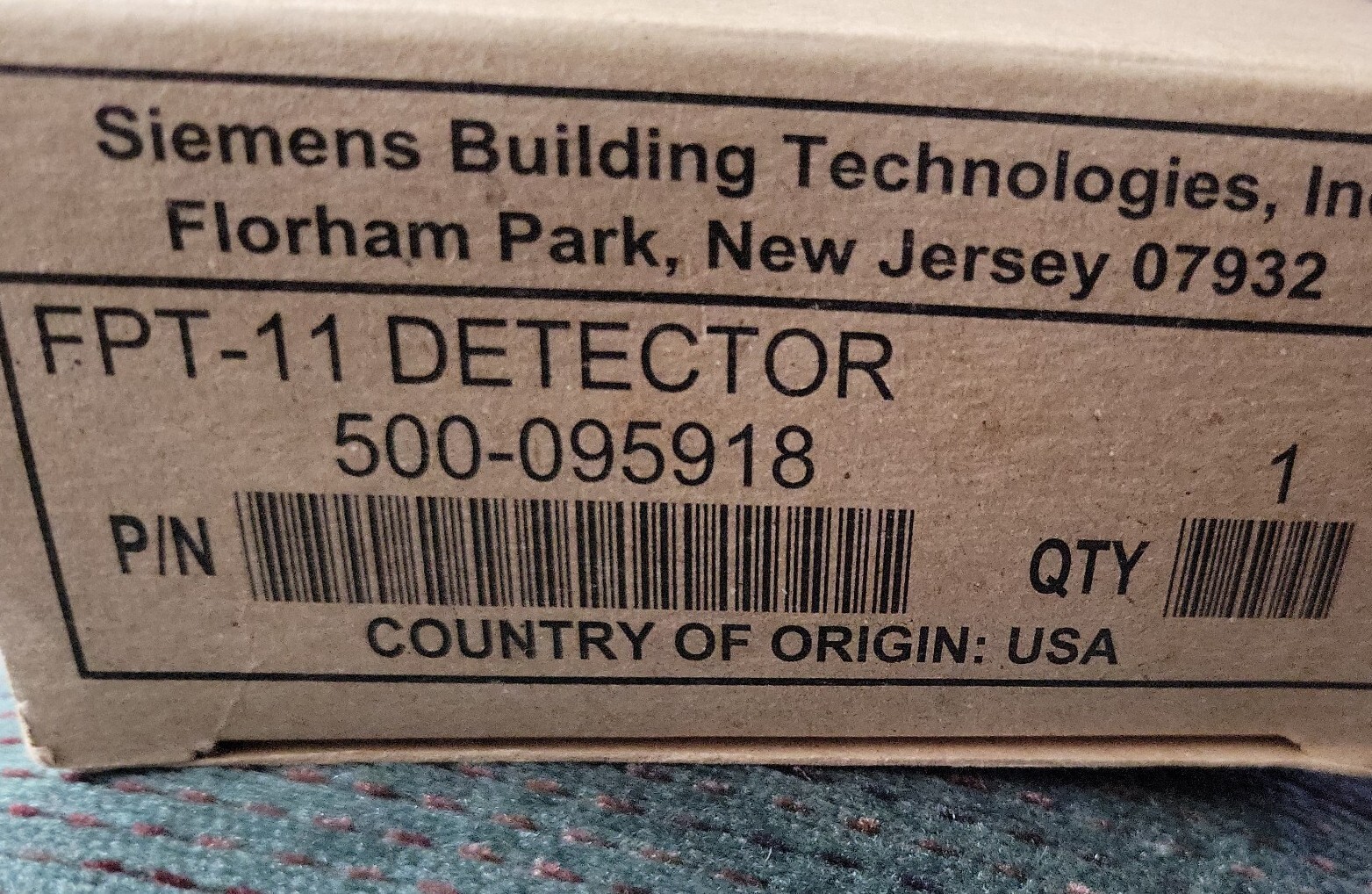 Siemens Fpt-11 Plug-in Intelligent Heat Thermal Detector For Mxl / Mxlv - Foto 2