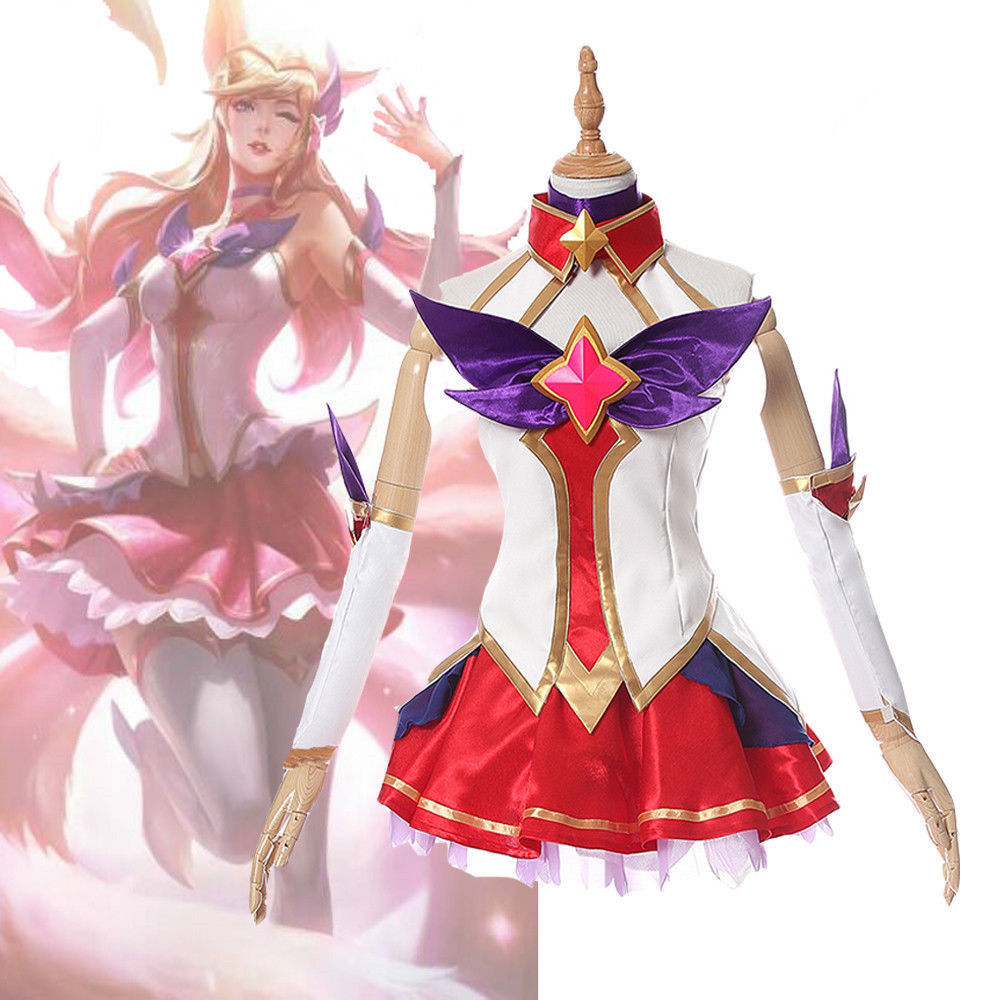 LOL Star Guardian Ahri the Nine-Tailed Fox Skin Game Cosplay