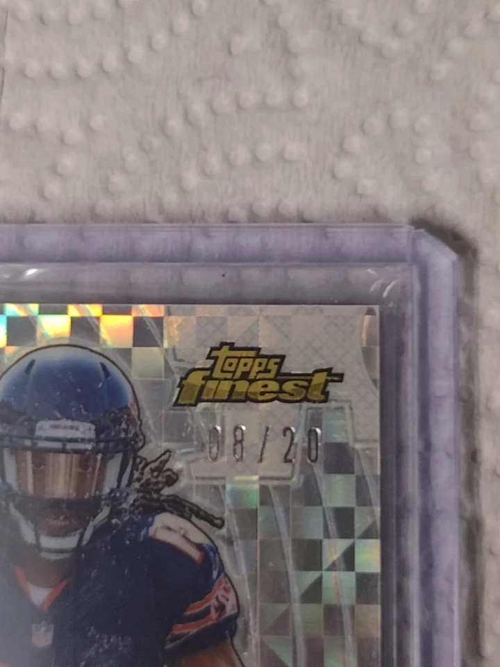 Topps Finest Kevin White Pulsar Refractor RPA 2015, parche de 3 colores 20/08 Foto 2 de 3