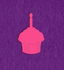 CUPCAKE die cuts scrapbook cards