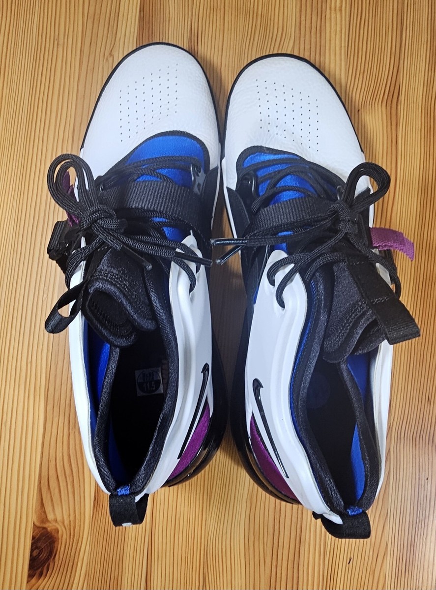 Nike Air Force 270 White Purple AH6772 101 Men Sz 11.5 | eBay display picture 3