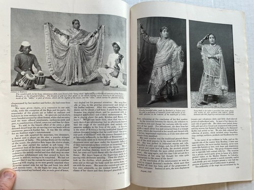 August 1925 Asia Magazine w/ Amazing Colorful Hindu Dancer on Cover - Picture 9 of 11