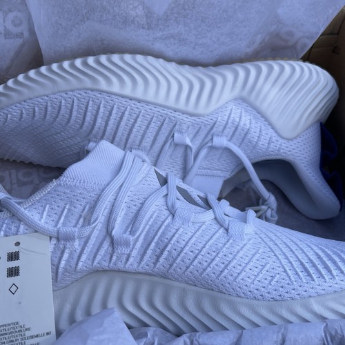 NEW size 13 us men white adidas alphabounce trainer bb8085 - Picture 6 of 9