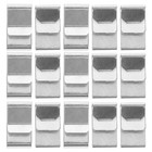  75pcs Trailer Wire Clips: Metal Cable Fasteners - Steel Solar Panel Wire Clip -