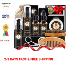 Beard Grooming Kit for Men Beard Care Set Soften Soothe Mustache Trim Style