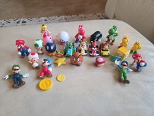 Super Mario Kart Hot Wheels Diecast  Pvc Figures Mixed Lot Of 27 