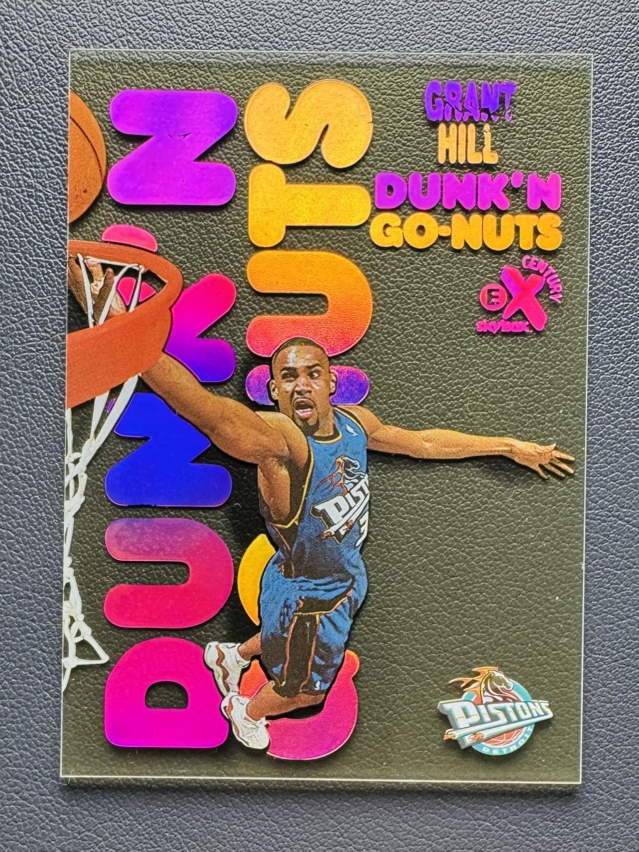 1998-99 Skybox E-X Century Grant Hill #2DG Dunk 'N Go-Nuts Insert SSP