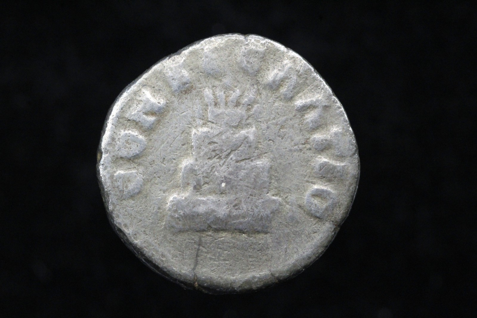 Roman Coin. Divus Antoninus Pius. AR Denarius. CONSECRATIO. Minted after 161 AD.