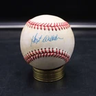 Hoyt Wilhelm Signed Rawlings ONL Baseball Giants/Orioles Autograph ZJ23085